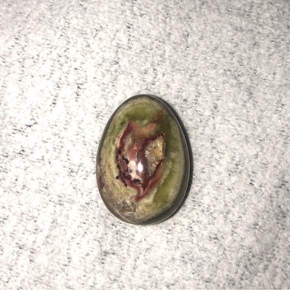 Decorative Onyx Egg With Stand - Picture 3 of 5